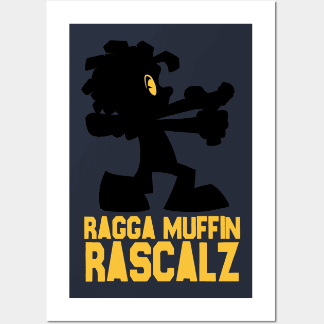 RaggaMuffinRascalz blackout Wall Art by Dedos The Nomad